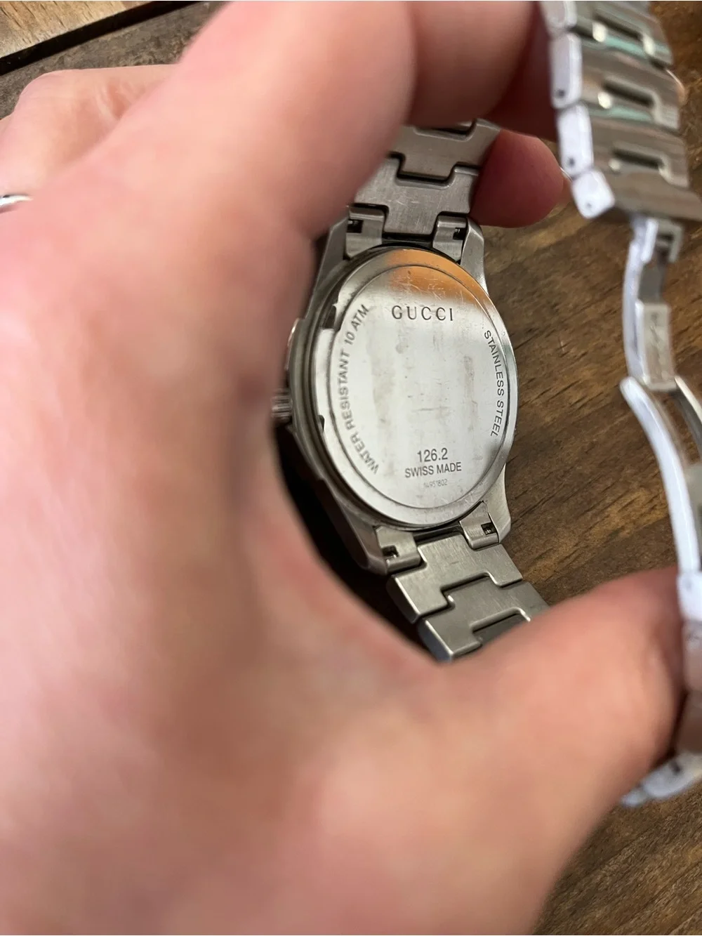 Gucci G-Timeless Sport Stainless Steel Black Dial Watch with Red-Green Accent